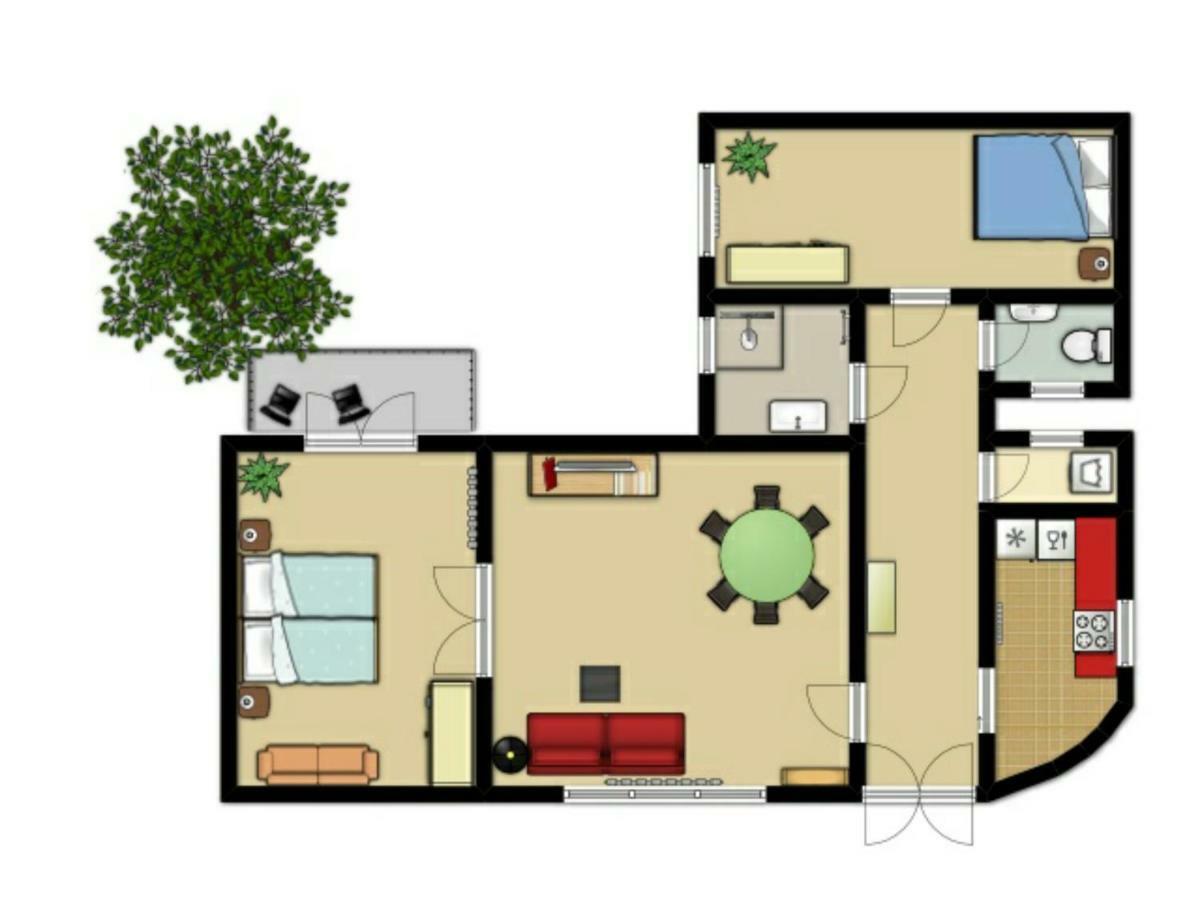 3 Room Apartment In The Beautiful Street Budapest Esterno foto